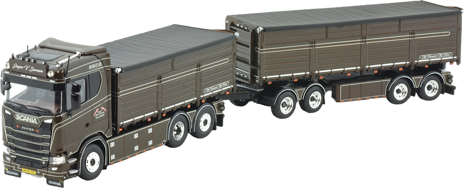 TEKN86010 SCANIA S Highline 6x2 combiné porteur et remorque benne – Image 1