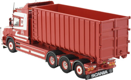 SCANIA T Highline 8x4 porteur ampliroll avec container 40m3 – Image 3