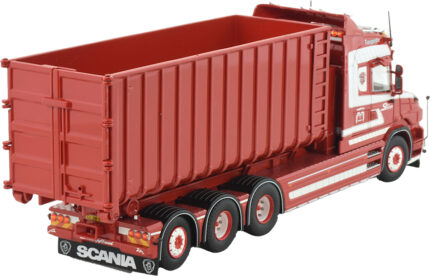 SCANIA T Highline 8x4 porteur ampliroll avec container 40m3 – Image 4