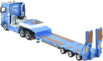 SCANIA S Normal 6x4 avec remorque porte-engins à rampes 3 essieux – Image 3