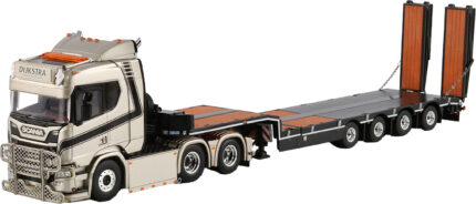SCANIA R Normal 6x2 avec remorque porte-engins à rampes 4 essieux