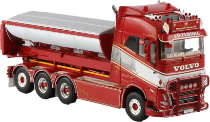 VOLVO FH5 Globetrotter 8x4 porteur ampliroll avec container à asphalt – Image 3