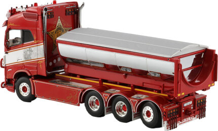 VOLVO FH5 Globetrotter 8x4 porteur ampliroll avec container à asphalt – Image 5