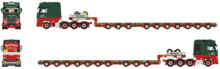 MERCEDES Actros MP5 SLT GigaSpace 8x4 avec remorque porte-engins 3+7 essieux – Image 5