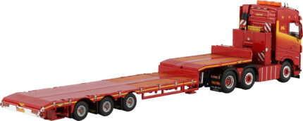VOLVO FH5 Globetrotter 6x2 avec remorque porte-engins 3 essieux – Image 3