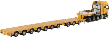 VOLVO FH5 Globetrotter XL 8x4 avec remorque porte-engins 3+7 essieux – Image 3