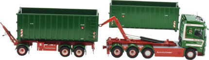 VOLVO FH5 Globetrotter 6x2 combiné porteur et remorque ampliroll avec containers 30 m3 – Image 4