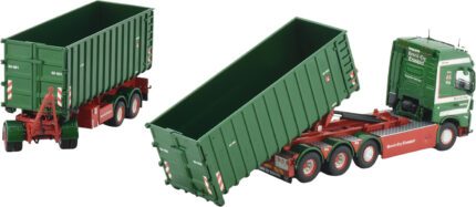 VOLVO FH5 Globetrotter 6x2 combiné porteur et remorque ampliroll avec containers 30 m3 – Image 5