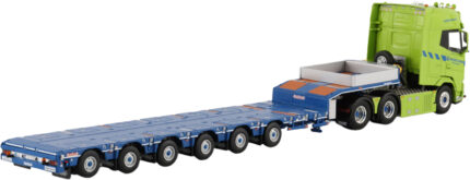 DAF XG+ 6x4 avec remorque porte-engins 6 essieux – Image 3