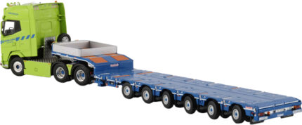 DAF XG+ 6x4 avec remorque porte-engins 6 essieux – Image 4