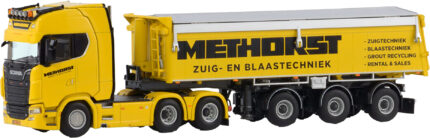 SCANIA S Highline 6x2 avec benne 3 essieux