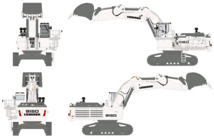LIEBHERR R9150 HIGH CAB Pelleteuse sur chenilles – Image 5