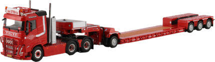 VOLVO FH5 Sleep Cab 6x4 avec remorque porte-engins 1+3 essieux