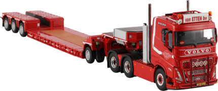 VOLVO FH5 Sleep Cab 6x4 avec remorque porte-engins 1+3 essieux – Image 2