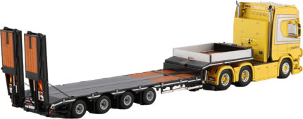 SCANIA R Highline 6x2 avec remorque porte-engins à rampes 4 essieux – Image 3