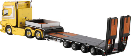 SCANIA R Highline 6x2 avec remorque porte-engins à rampes 4 essieux – Image 4