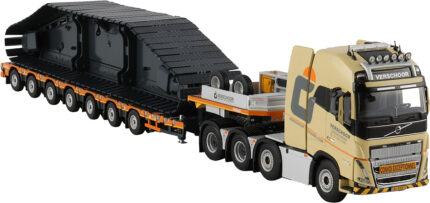 VOLVO FH5 Globetrotter XL 8x4 avec remorque porte-engins 7 essieux – Image 2