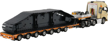 VOLVO FH5 Globetrotter XL 8x4 avec remorque porte-engins 7 essieux – Image 3