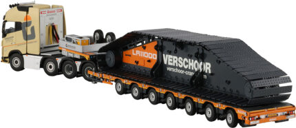 VOLVO FH5 Globetrotter XL 8x4 avec remorque porte-engins 7 essieux – Image 4