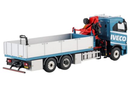 IVECO S-Way 6x2 porteur plateau avec grue PALFINGER PK 24.001 – Image 3