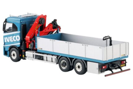 IVECO S-Way 6x2 porteur plateau avec grue PALFINGER PK 24.001 – Image 4