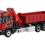 SCANIA G Normal 6x4 porteur ampliroll avec grue PALFINGER PK 370