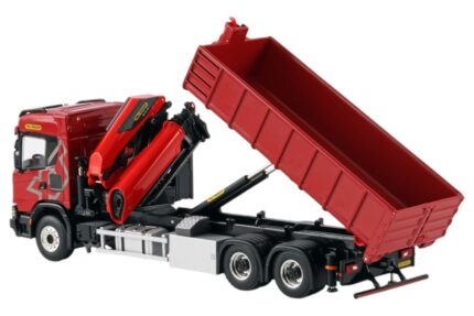 SCANIA G Normal 6x4 porteur ampliroll avec grue PALFINGER PK 370 – Image 3