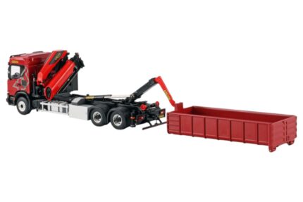 SCANIA G Normal 6x4 porteur ampliroll avec grue PALFINGER PK 370 – Image 4