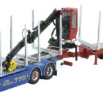 SCANIA R Highline 6x4 combiné porteur et remorque forestière