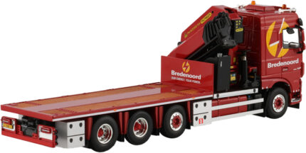 DAF XF Space Cab 8x2 porteur plateau avec grue PALFINGER PK65002 SH – Image 3