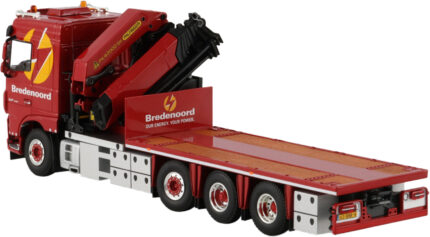 DAF XF Space Cab 8x2 porteur plateau avec grue PALFINGER PK65002 SH – Image 4