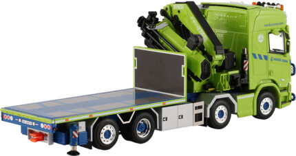SCANIA R Highline 8x2 porteur plateau avec grue FASSI 1100 + JIB – Image 3