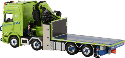 SCANIA R Highline 8x2 porteur plateau avec grue FASSI 1100 + JIB – Image 4