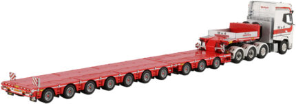 DAF XG+ 8x4 avec remorque porte-engins 3+7 essieux – Image 3
