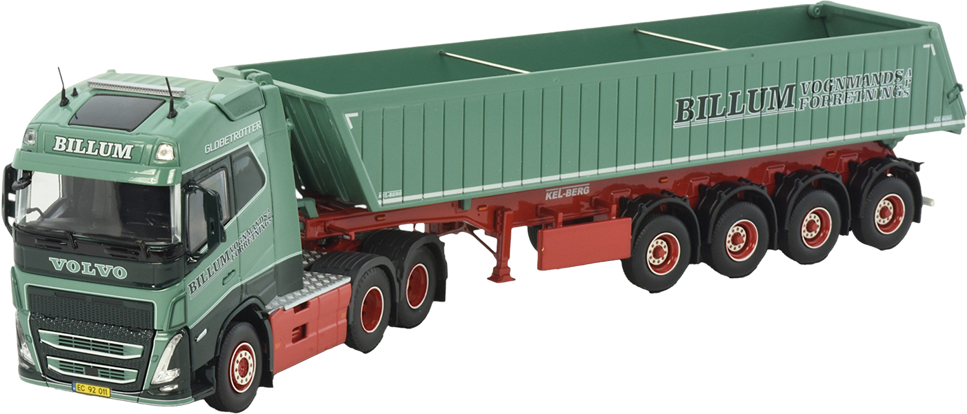 TEKN89498 VOLVO FH5 Globetrotter 6x4 avec benne 4 essieux – Image 1