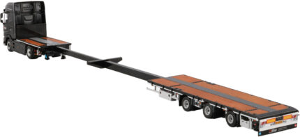 DAF XG+ 4x2 avec remorque porte-engins 3 essieux – Image 4