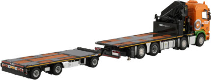 SCANIA Streamline High 8x2 porteur avec grue PALFINGER PK92002 et remorque – Image 3