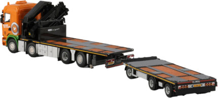 SCANIA Streamline High 8x2 porteur avec grue PALFINGER PK92002 et remorque – Image 4