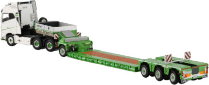 VOLVO FH5 Globetrotter 6x4 avec remorque porte-engins 3 essieux – Image 4