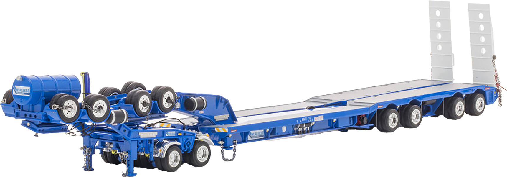 WSI-ZT09344-RESA DRAKE Remorque porte-engins 2+6 essieux Bleu – Image 1