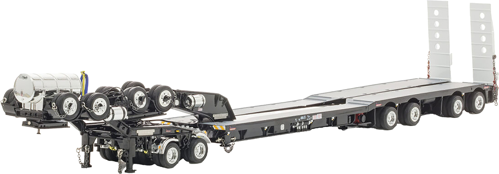 WSI-ZT09345-RESA DRAKE Remorque porte-engins 2+6 essieux Noir – Image 1