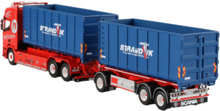 SCANIA R Highline 6x2 combiné porteur et remorque ampliroll – Image 4