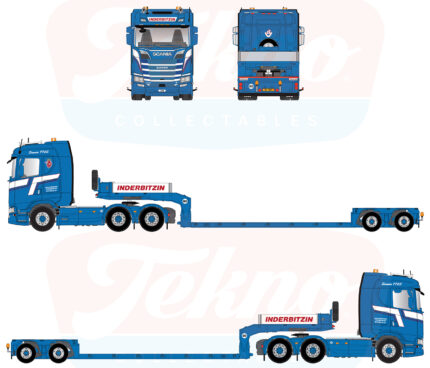 SCANIA S Normal 6x4 avec remorque porte-engins 2 essieux – Image 5