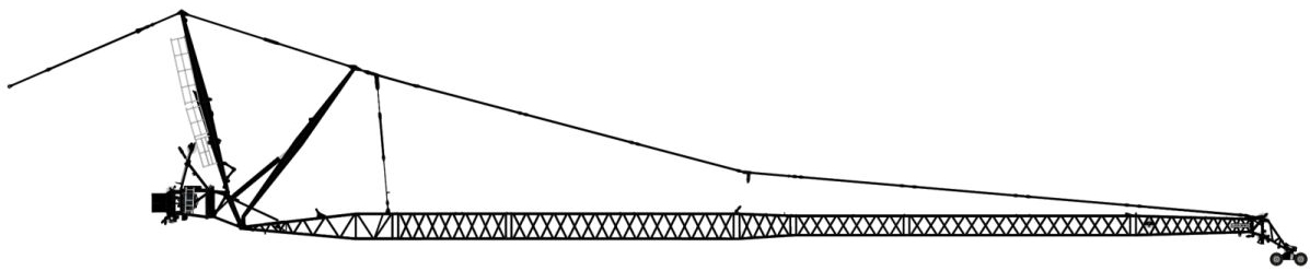 WSI04-2108-RESA Rallonge de flèche pour LIEBHERR LTM 1500 noir – Image 1