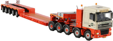 DAF 95XF Space Cab 10x4 avec remorque porte-engins 5 essieux – Image 2