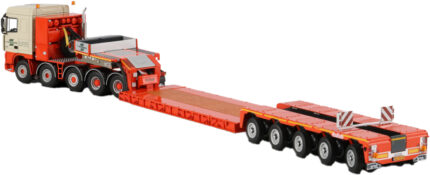 DAF 95XF Space Cab 10x4 avec remorque porte-engins 5 essieux – Image 4