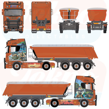 SCANIA S Next Gen 6x4 avec benne 3 essieux – Image 4