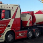 SCANIA 5 Next Gen 6x2 avec malaxeur 3 essieux
