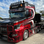 SCANIA T VLASTUIN 6x2 avec benne 3 essieux