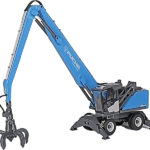FUCHS-TEREX MHL 350 Pelle de manutention sur roues